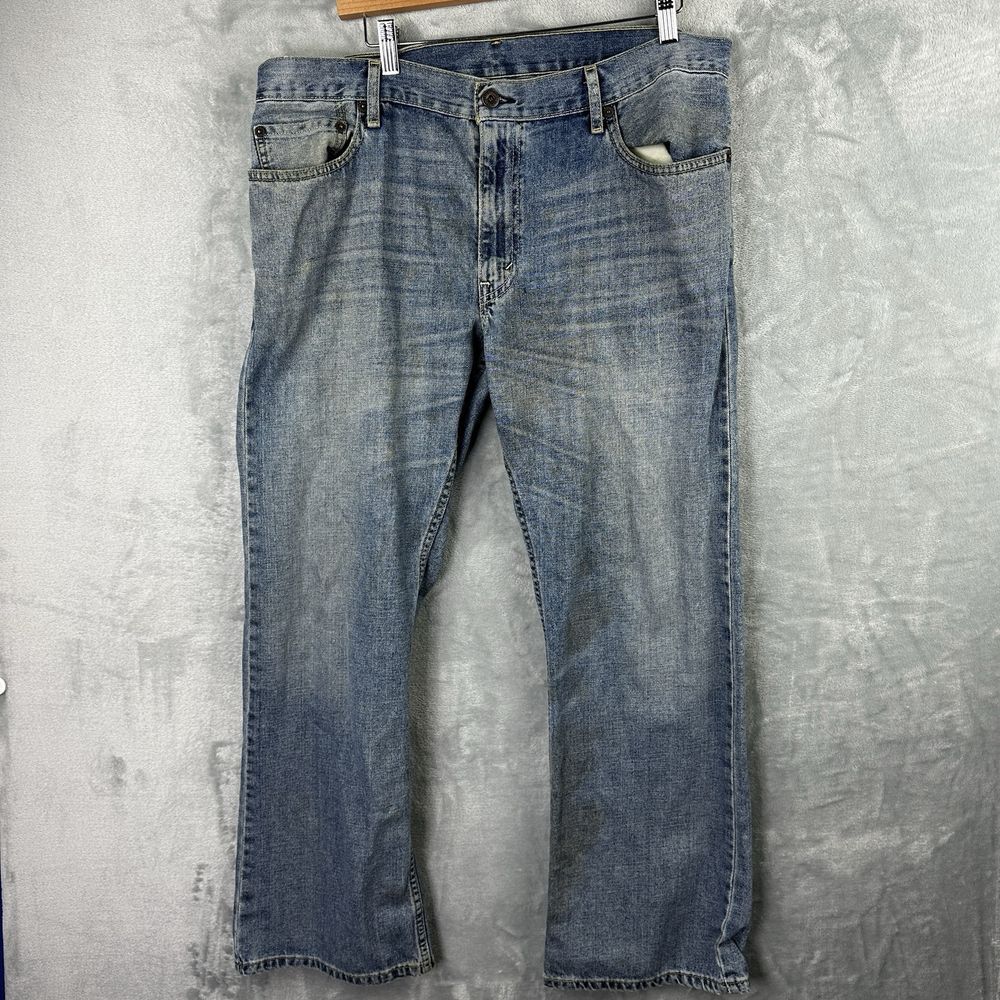 levis 527 jeans mens 36x30 Medium Wash Blue Denim*